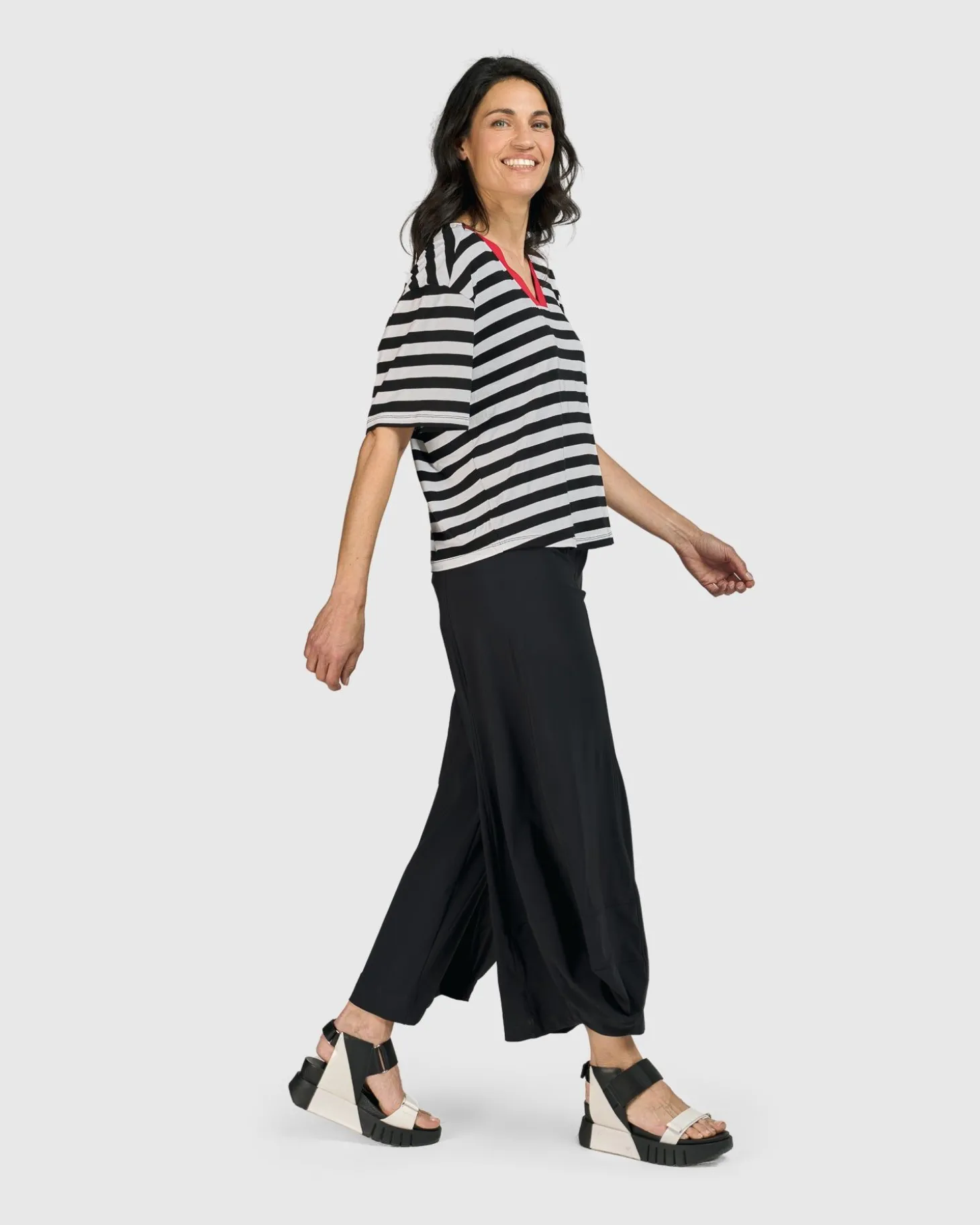 Tekbika Baudelaire Day Tee, Stripes