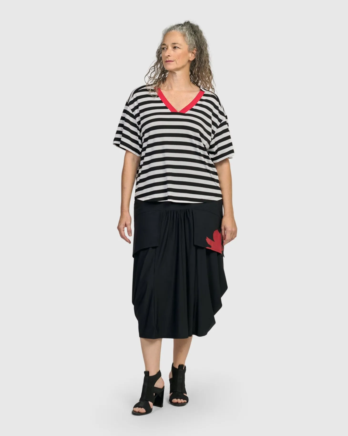 Tekbika Baudelaire Day Tee, Stripes