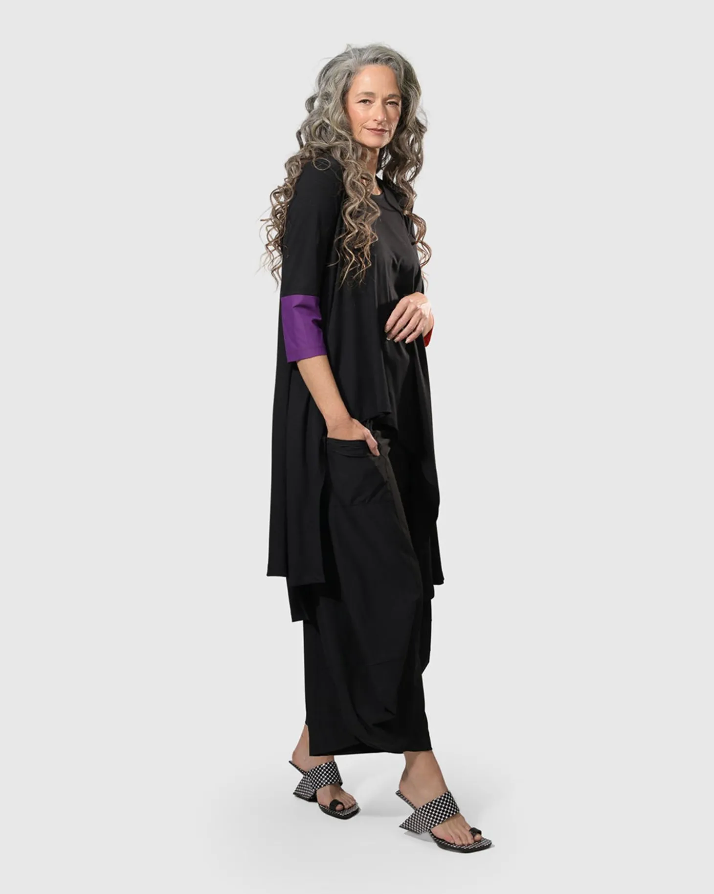 Tekbika Belinda Hi-Lo Tunic Top, Multi