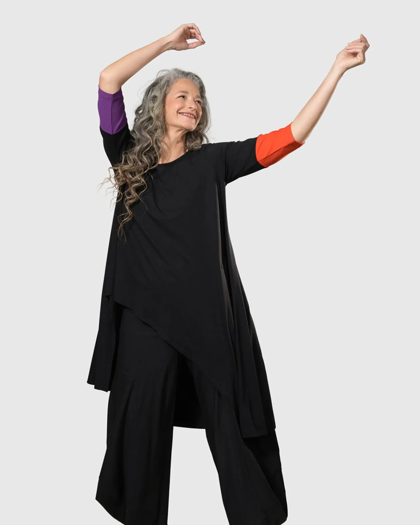 Tekbika Belinda Hi-Lo Tunic Top, Multi