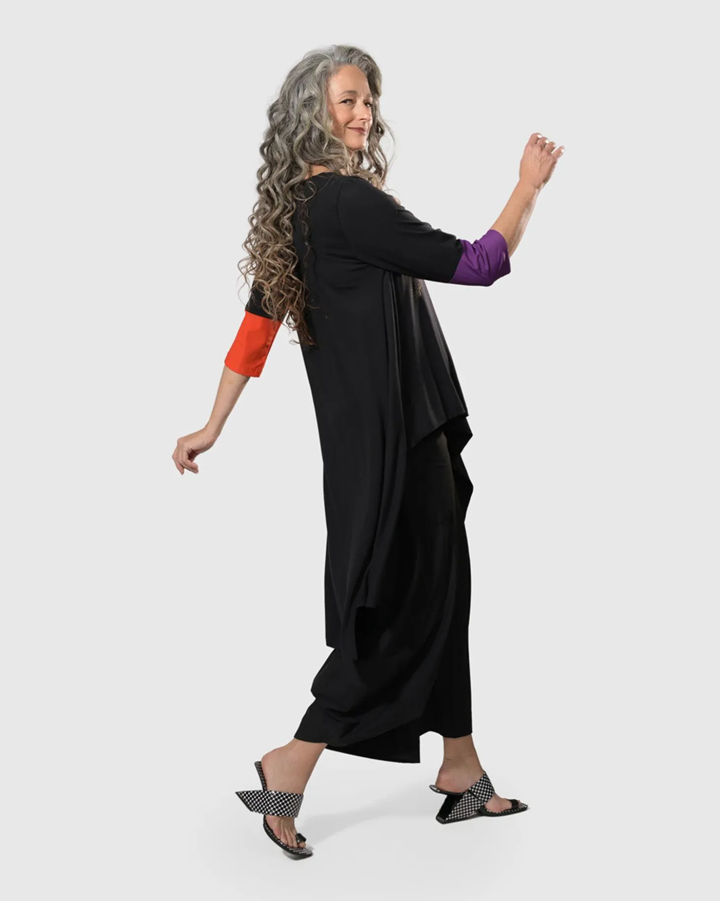 Tekbika Belinda Hi-Lo Tunic Top, Multi