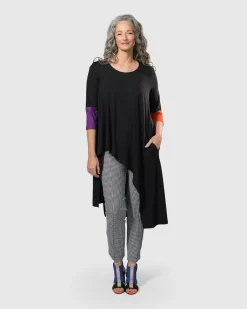 Tekbika Belinda Hi-Lo Tunic Top, Multi