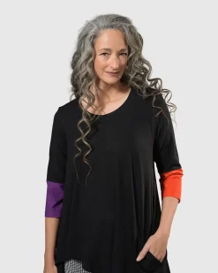 Tekbika Belinda Hi-Lo Tunic Top, Multi
