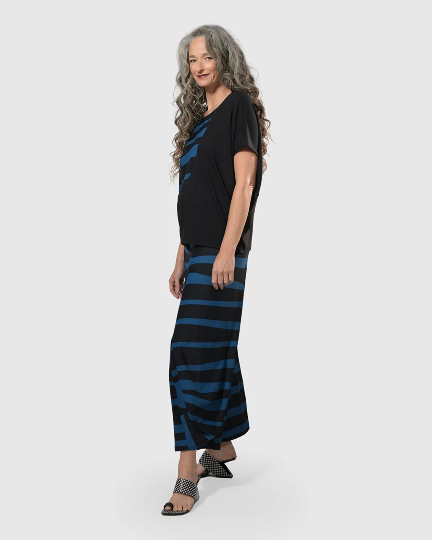 Tekbika Bliss Boxy Top, Ocean