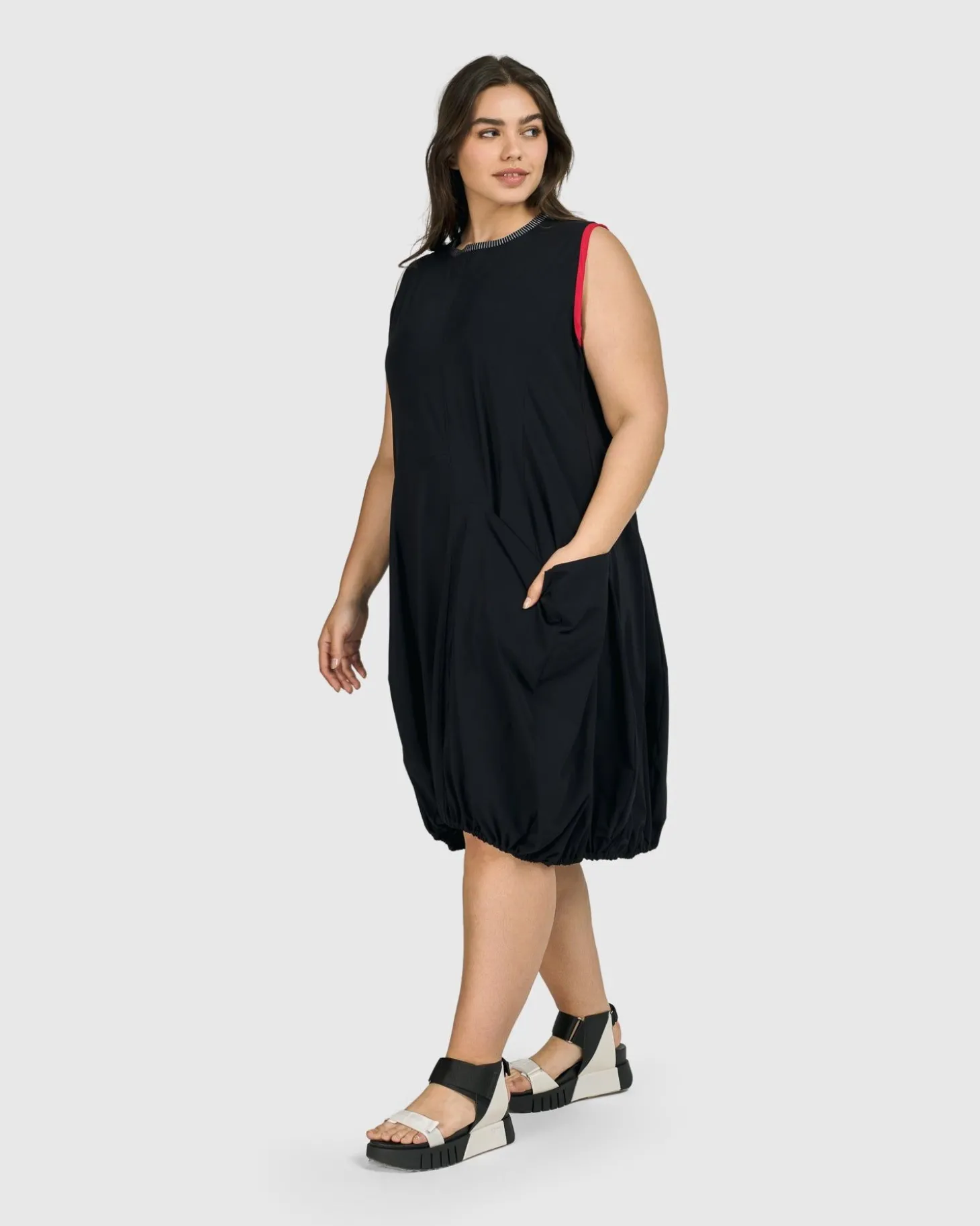 Tekbika Camille Sleeveless Dress, Black