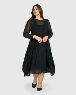 Tekbika Charlotte Crew Cocoon Dress, Tulle