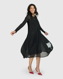 Tekbika Charlotte Crew Cocoon Dress, Tulle