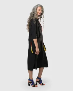 Tekbika Colorblock Crop Cardigan Jacket, Multi
