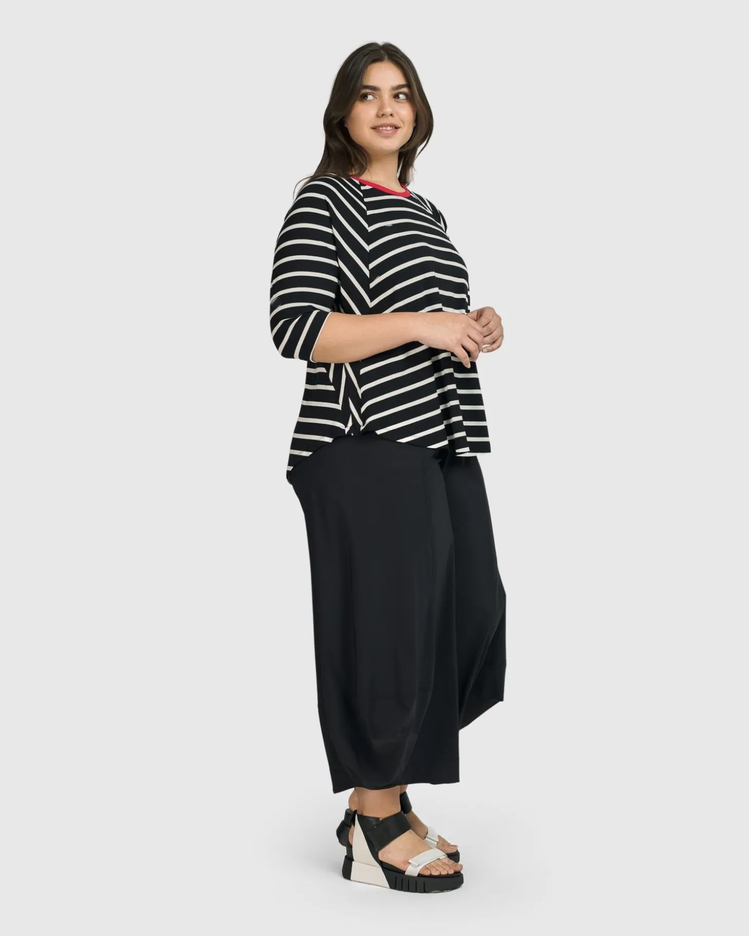 Tekbika De Beauvoir Tee, Stripes