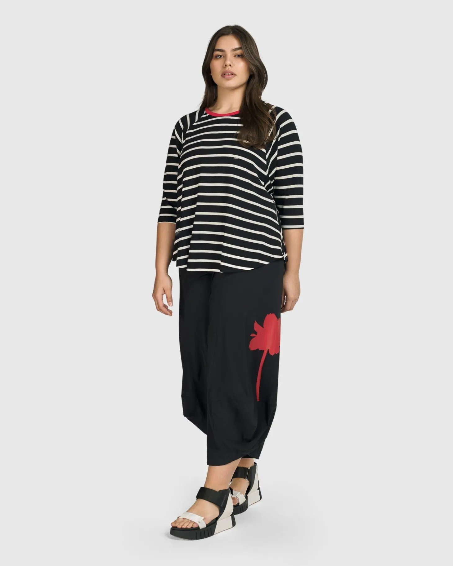 Tekbika De Beauvoir Tee, Stripes