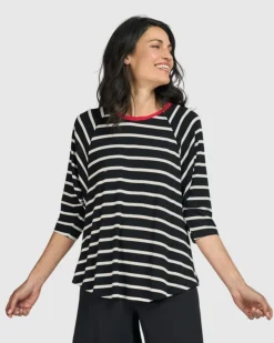 Tekbika De Beauvoir Tee, Stripes