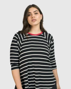 Tekbika De Beauvoir Tee, Stripes