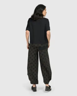 Tekbika Dots Punto Pants, Khaki