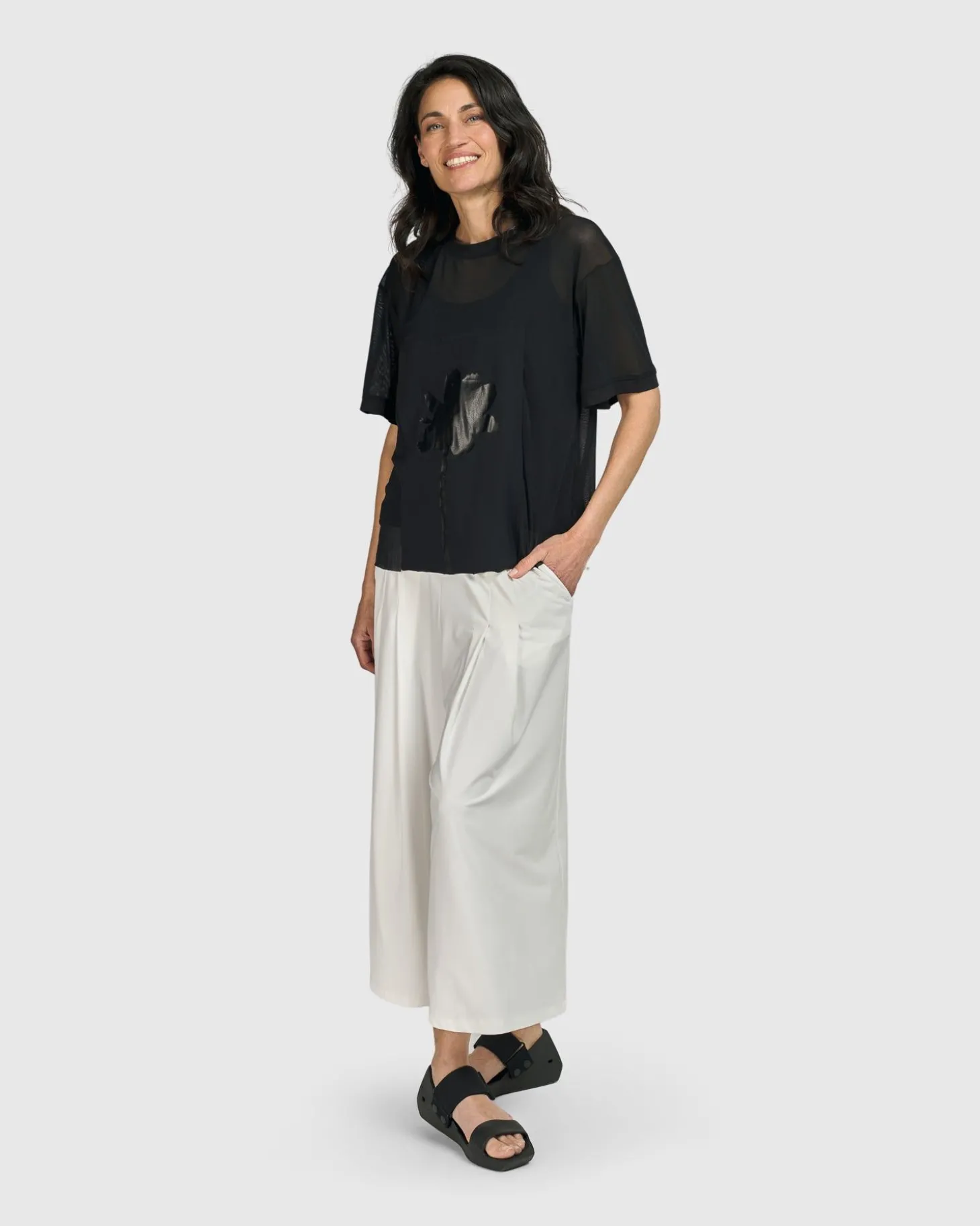 Tekbika Edith Mesh Tee, Flower