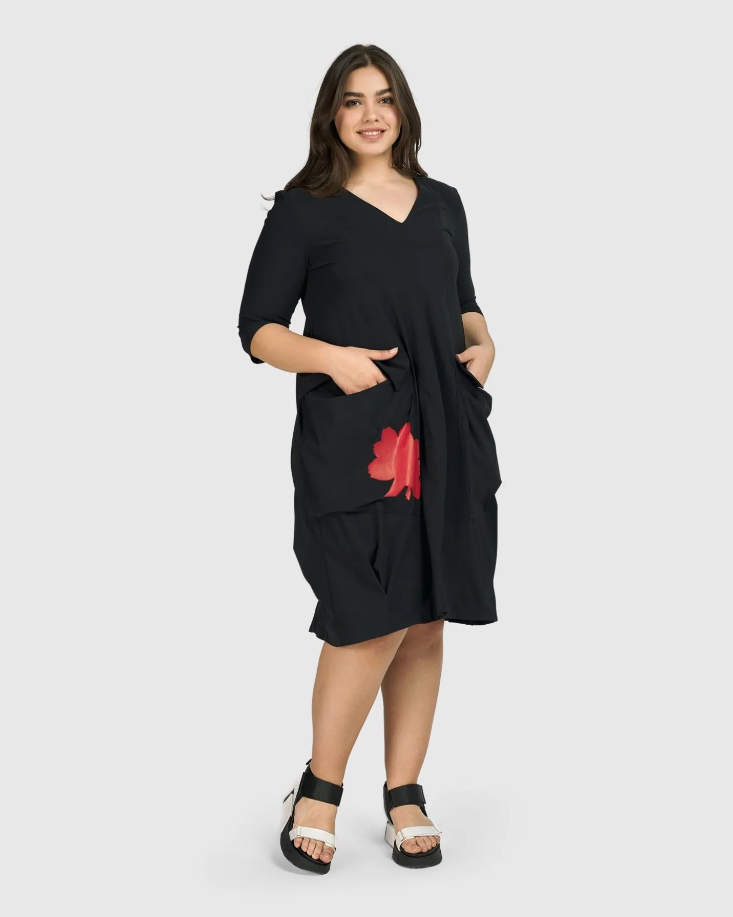 Tekbika Francoise Cargo Dress, Flower