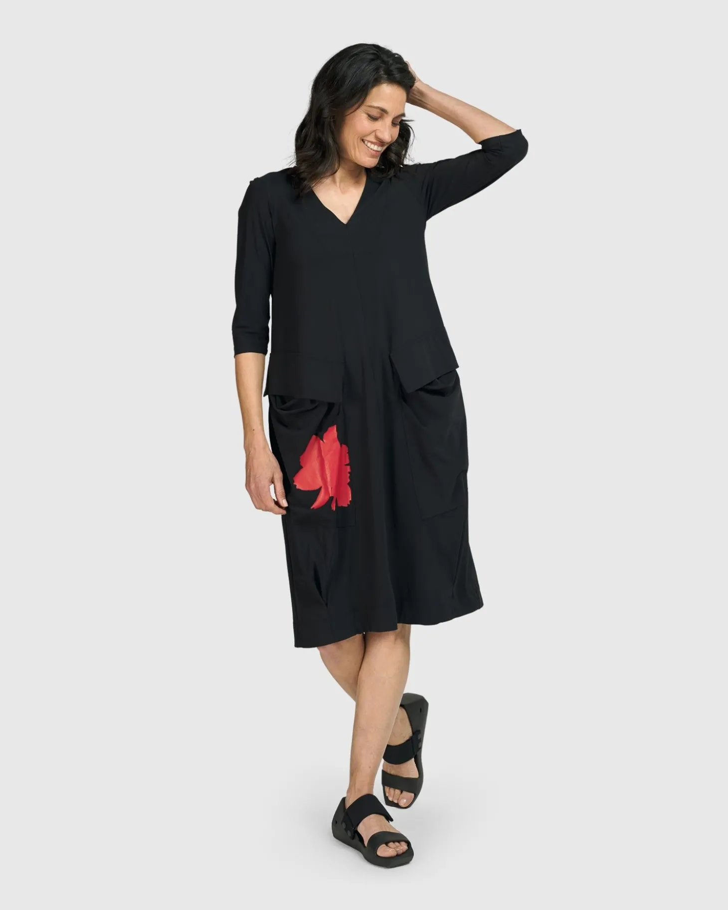 Tekbika Francoise Cargo Dress, Flower
