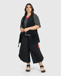 Tekbika Gabrielle Relaxed Vest, Black