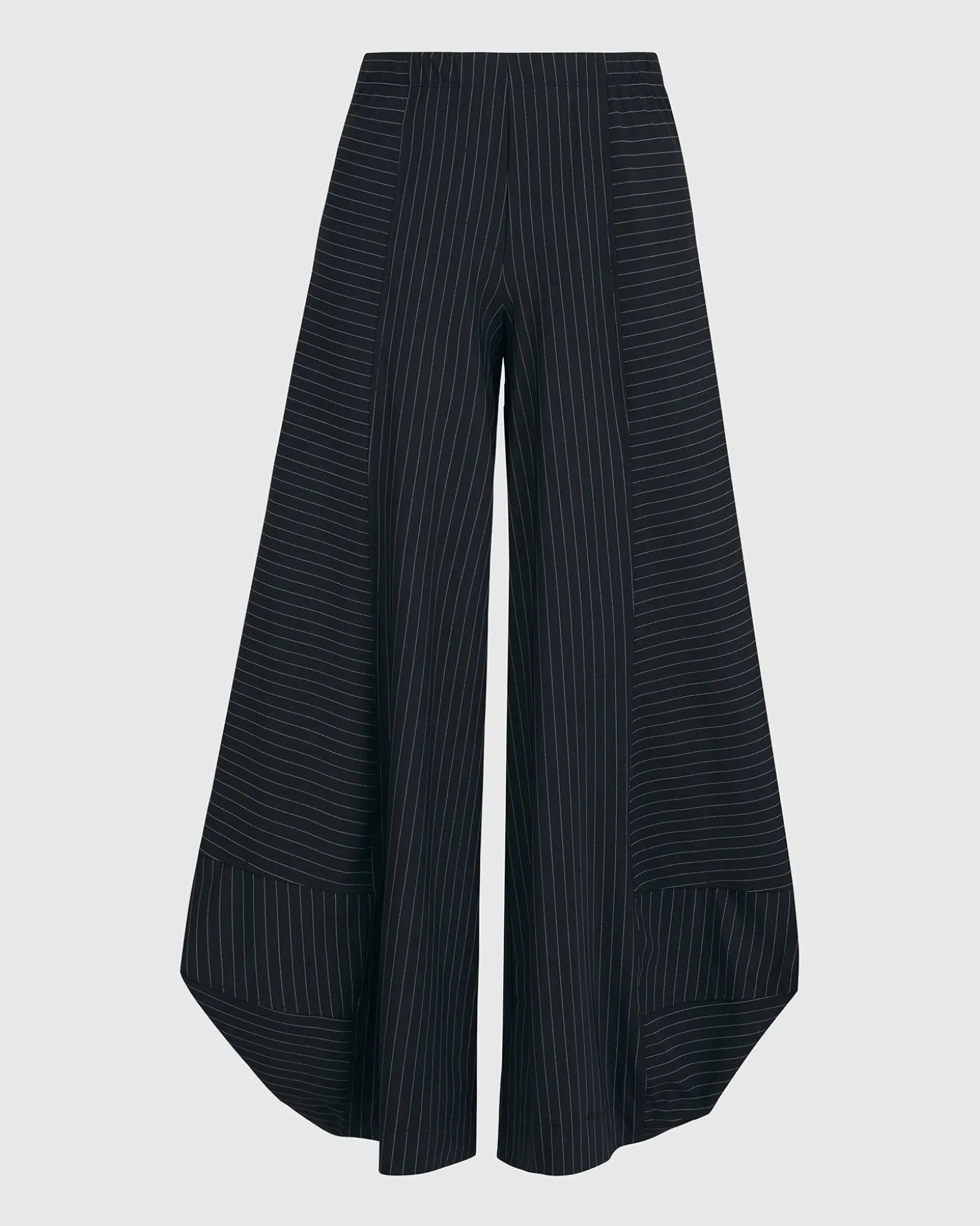 Tekbika Pinstripe Punto Pants, Black