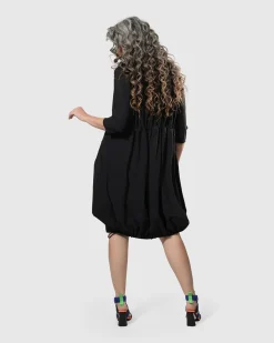 Tekbika Popover Dress, Black