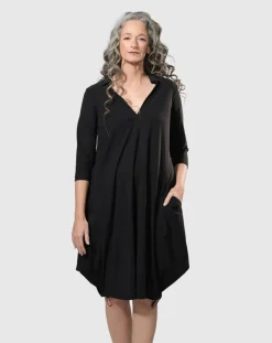 Tekbika Popover Dress, Black