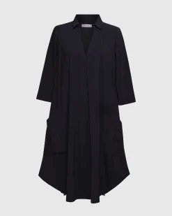 Tekbika Popover Dress, Black