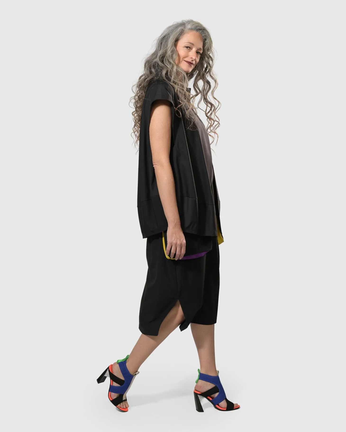 Tekbika Poppy Sleeveless Pocket Dress, Multi