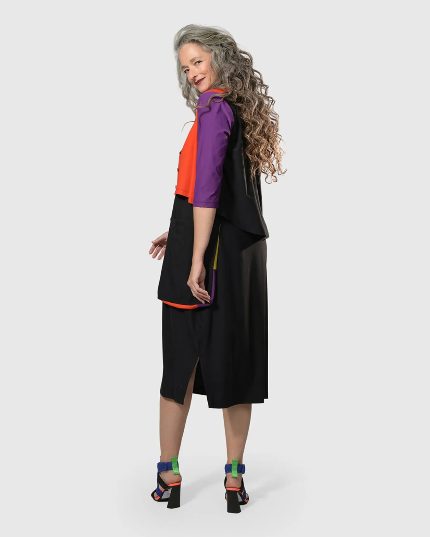 Tekbika Poppy Sleeveless Pocket Dress, Multi