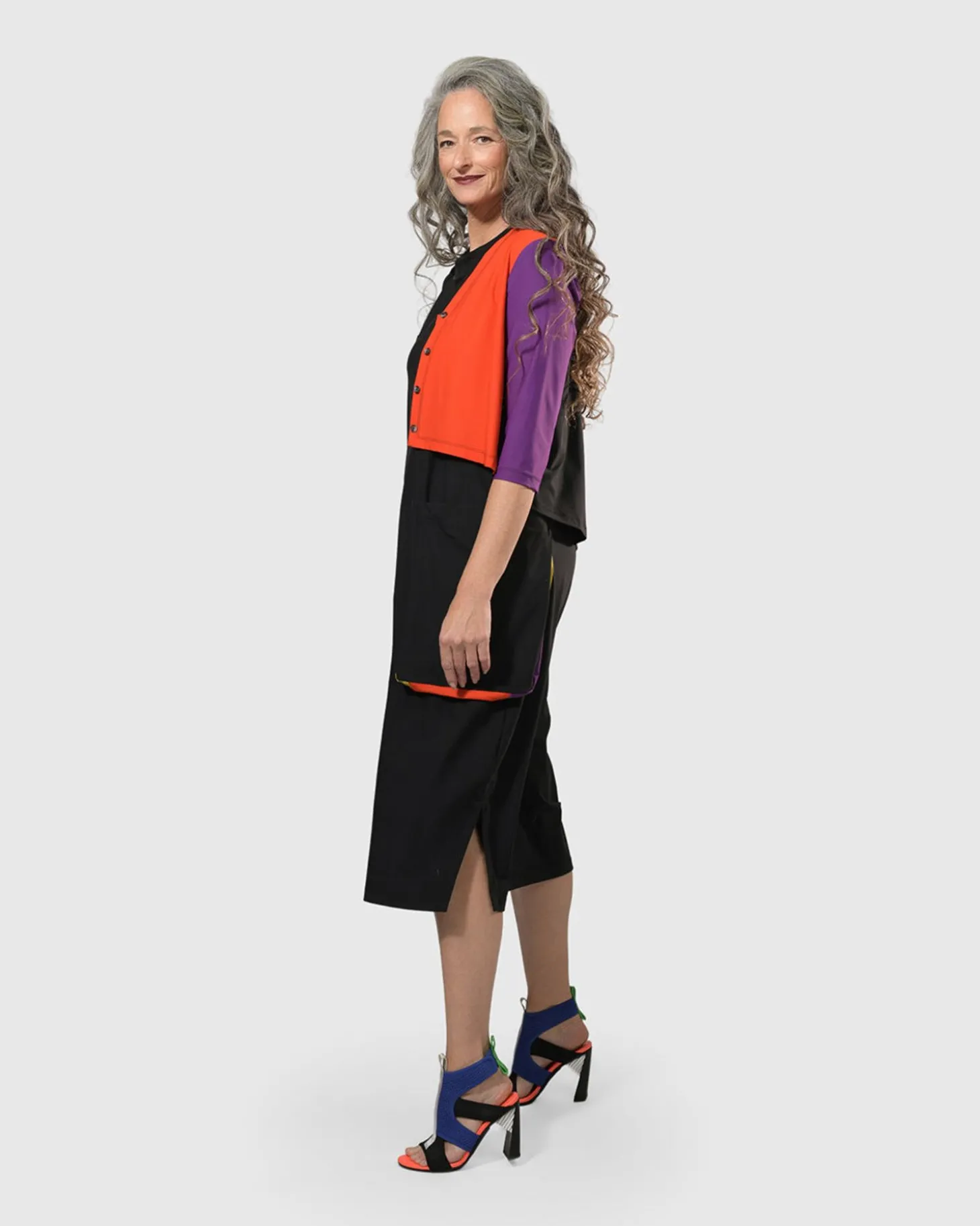 Tekbika Poppy Sleeveless Pocket Dress, Multi
