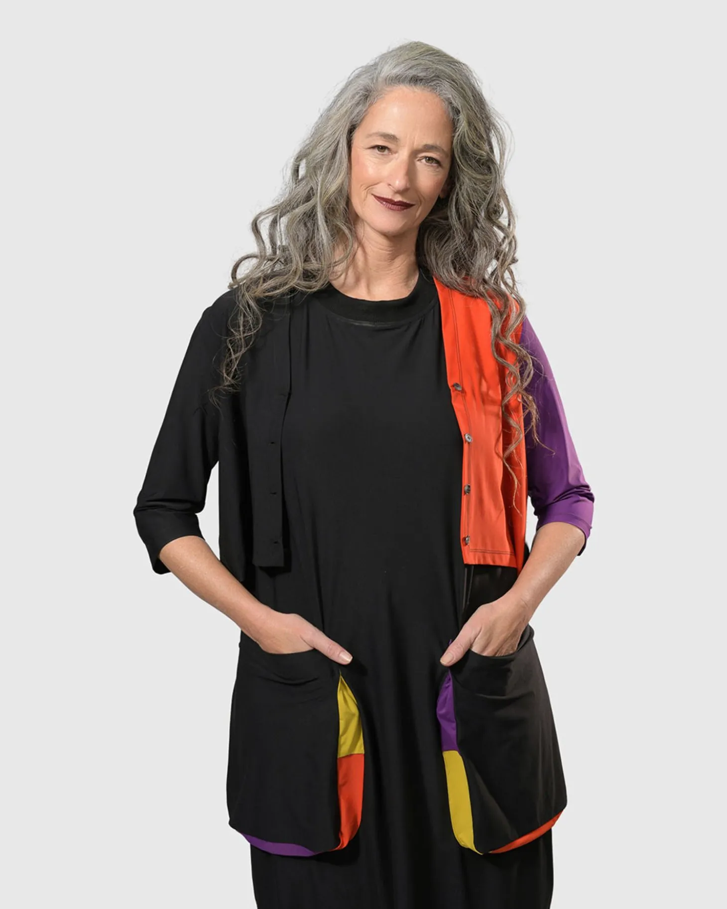 Tekbika Poppy Sleeveless Pocket Dress, Multi