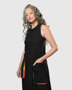 Tekbika Poppy Sleeveless Pocket Dress, Multi