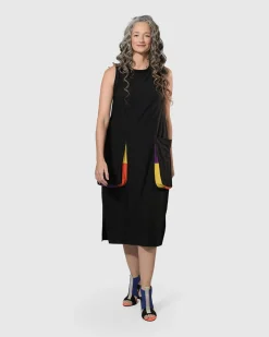 Tekbika Poppy Sleeveless Pocket Dress, Multi