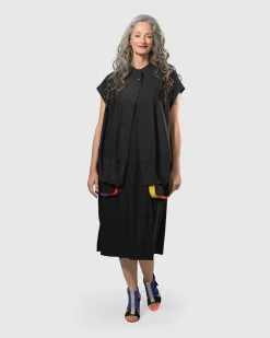 Tekbika Poppy Sleeveless Pocket Dress, Multi