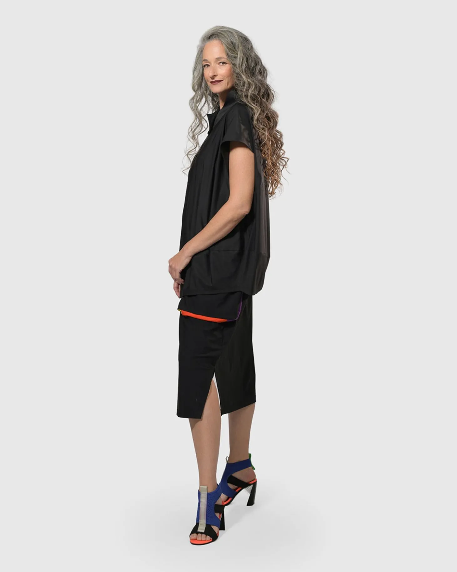Tekbika Poppy Sleeveless Pocket Dress, Multi