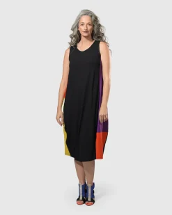 Tekbika Sarah Sleeveless Cocoon Dress, Multi