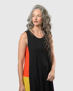 Tekbika Sarah Sleeveless Cocoon Dress, Multi