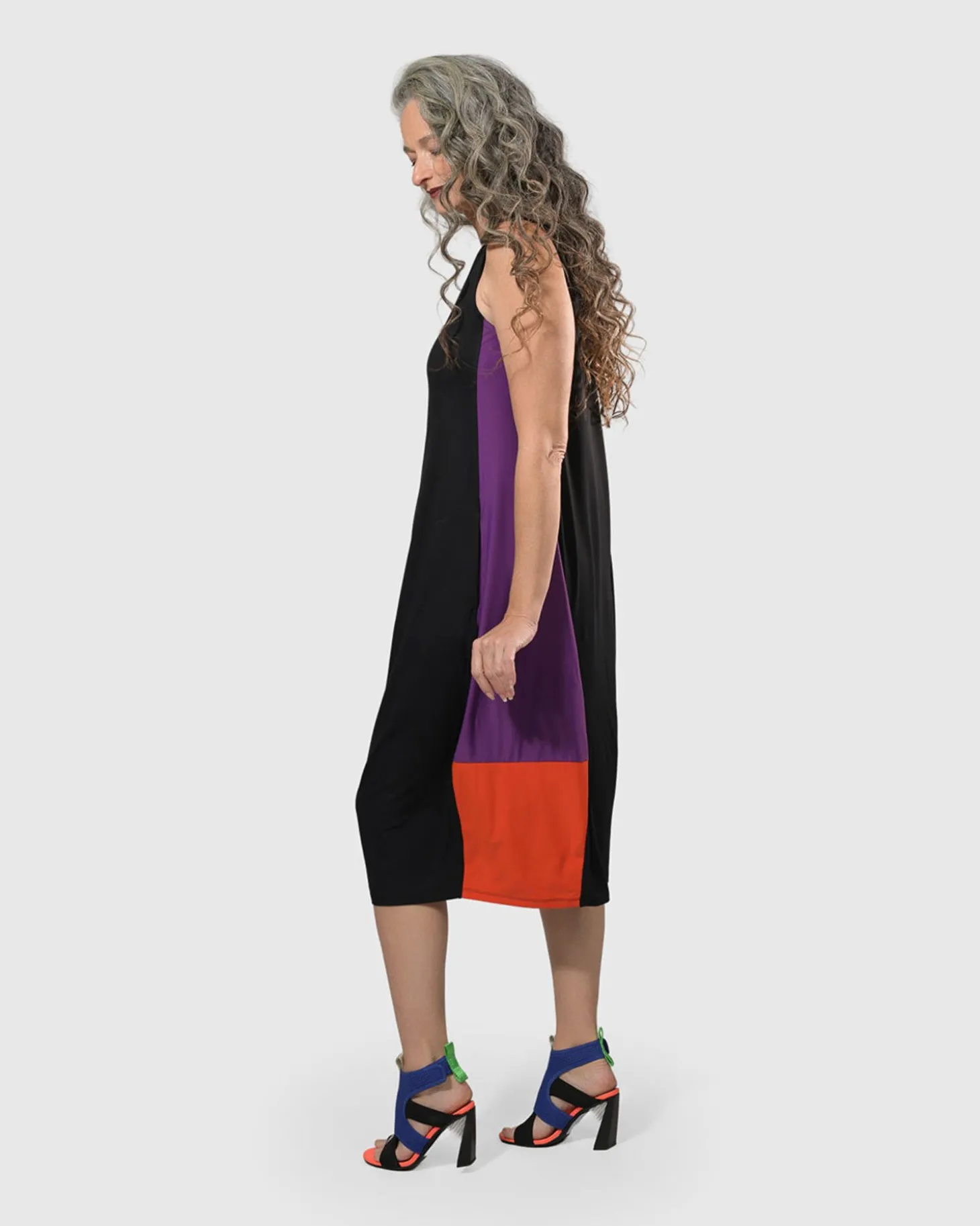 Tekbika Sarah Sleeveless Cocoon Dress, Multi