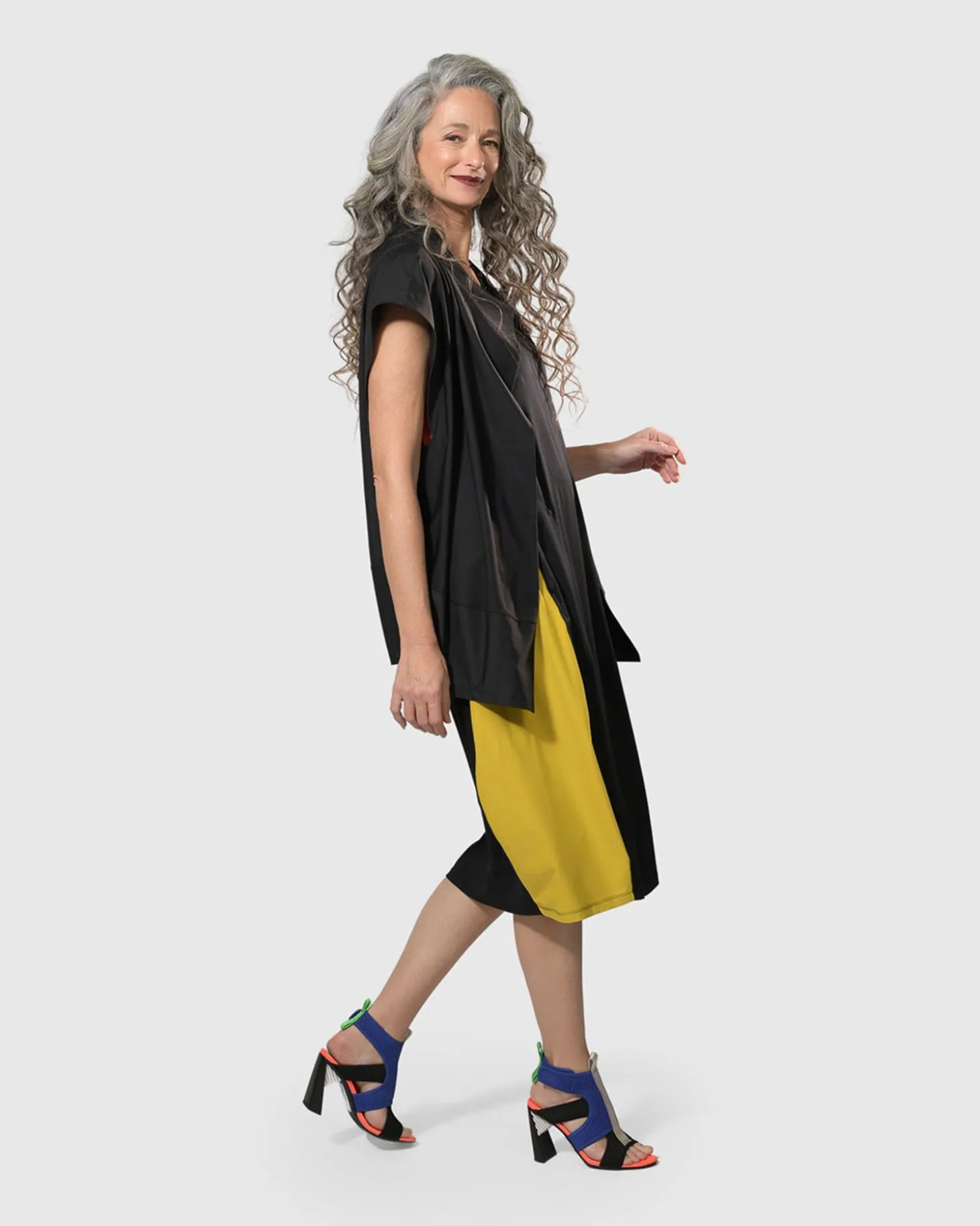 Tekbika Sarah Sleeveless Cocoon Dress, Multi