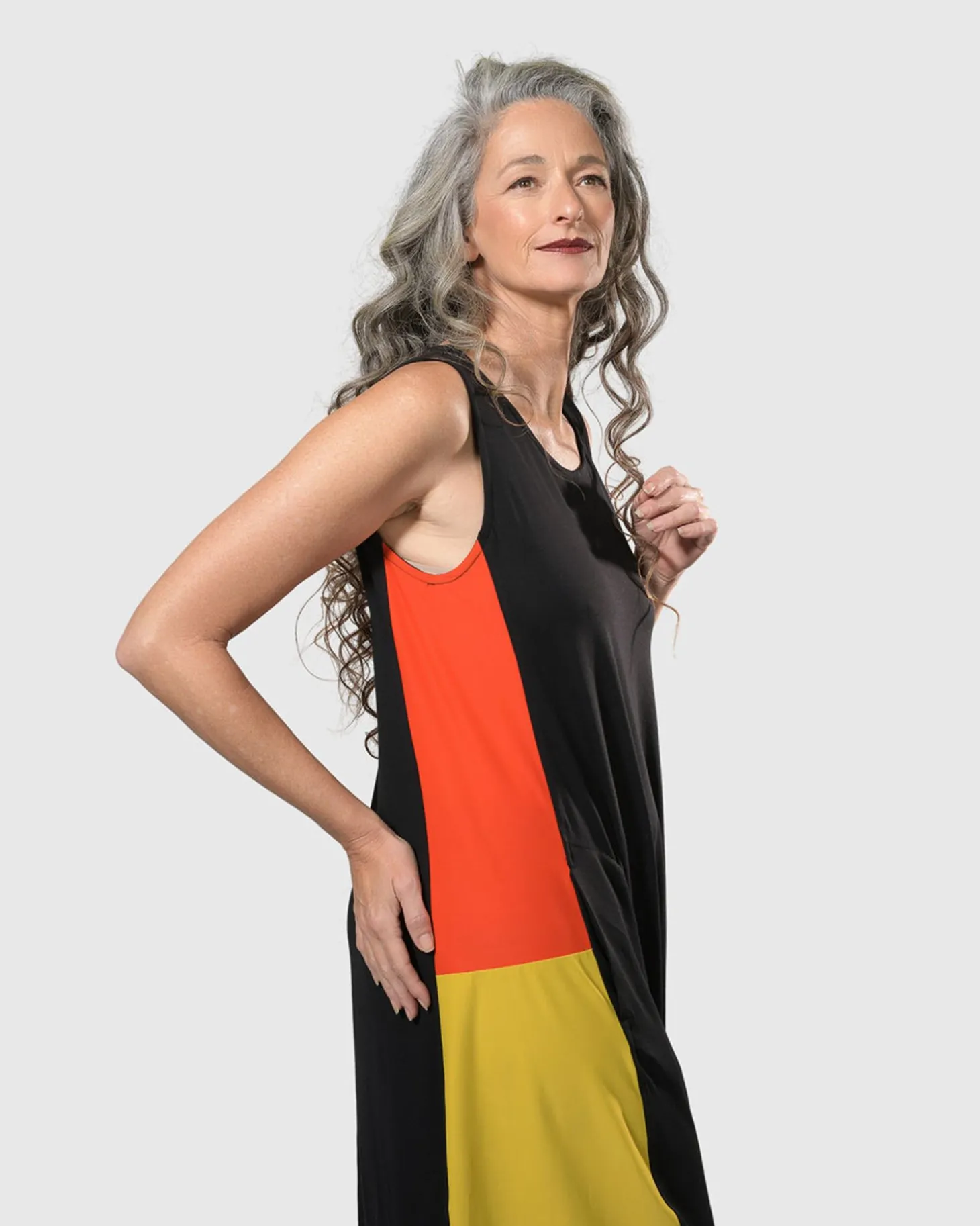 Tekbika Sarah Sleeveless Cocoon Dress, Multi
