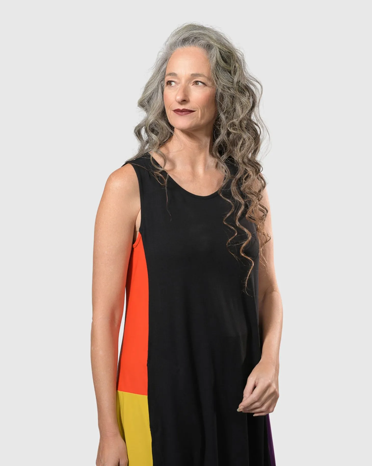 Tekbika Sarah Sleeveless Cocoon Dress, Multi