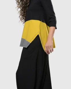 Tekbika Tamara Tunic Top, Yellow