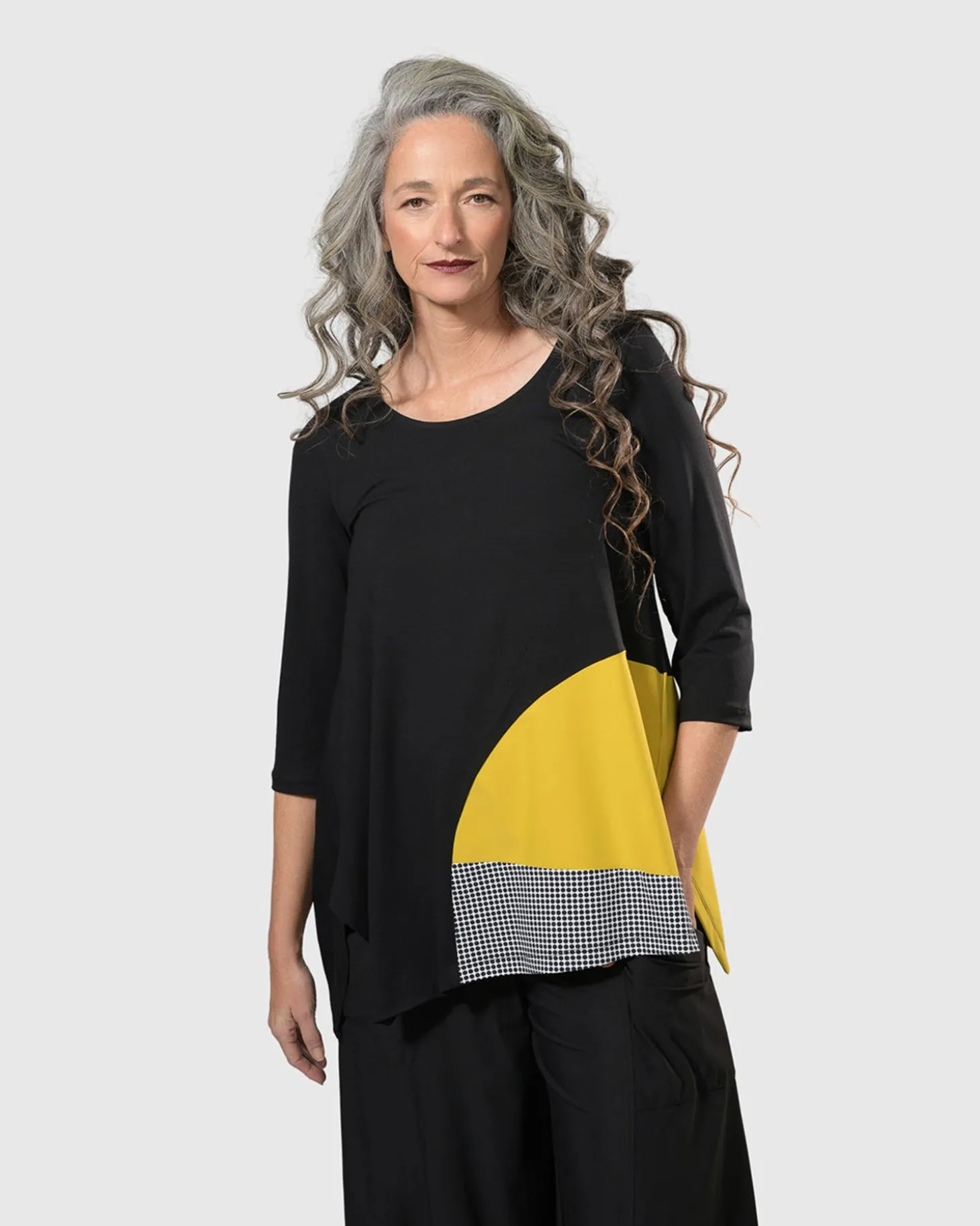 Tekbika Tamara Tunic Top, Yellow