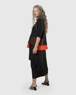 Tekbika Victoria Tunic Top, Flame