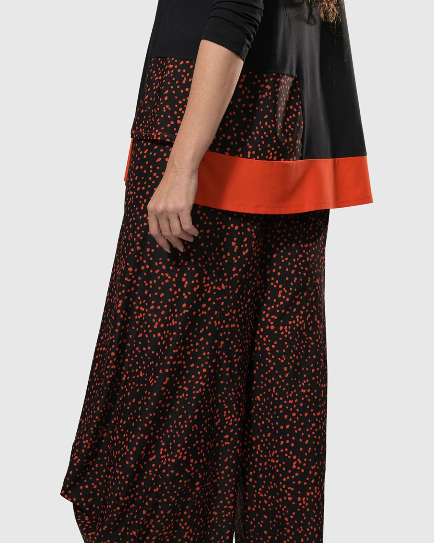 Tekbika Victoria Tunic Top, Flame