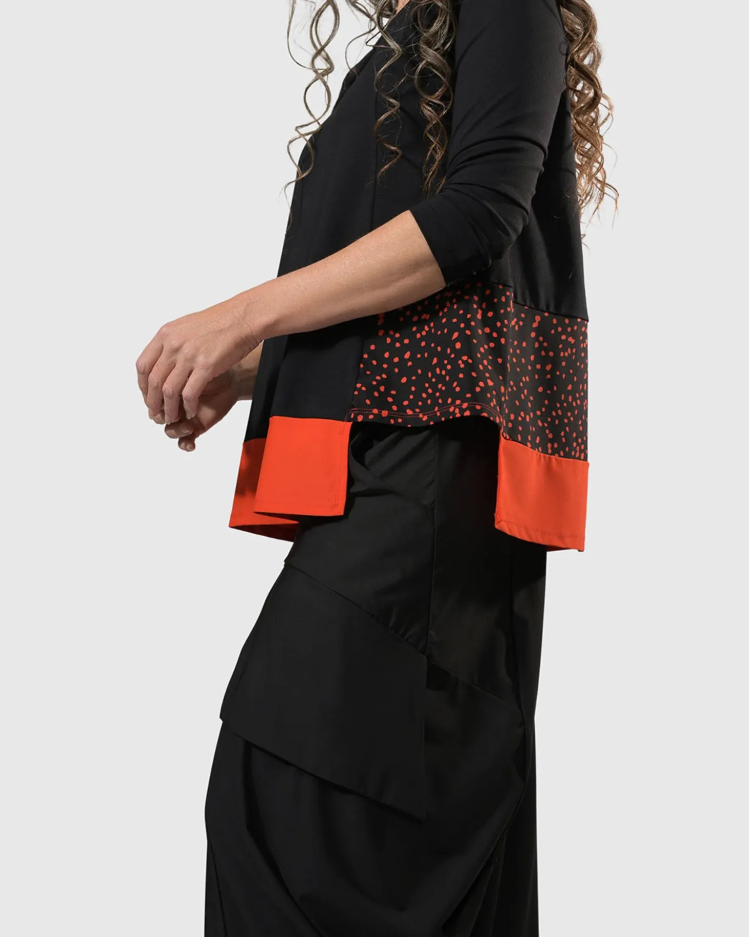 Tekbika Victoria Tunic Top, Flame