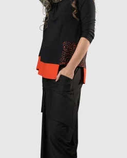 Tekbika Victoria Tunic Top, Flame