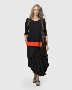 Tekbika Victoria Tunic Top, Flame