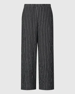 Thera Relaxed Straight Leg Pants, Stripes