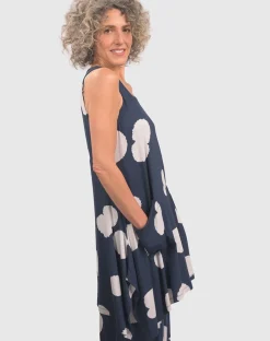 Trapeze Tank Tunic, Navy