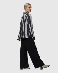 Trinity Straight Leg Pants, Black