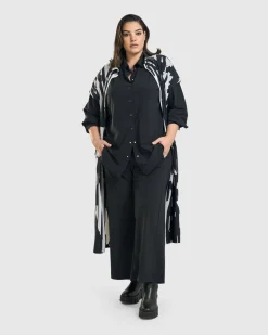 Trinity Straight Leg Pants, Black